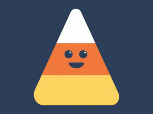Candy Corn Eyes Moving GIF