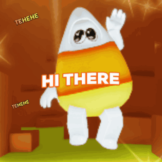 Candy Corn Hi There GIF