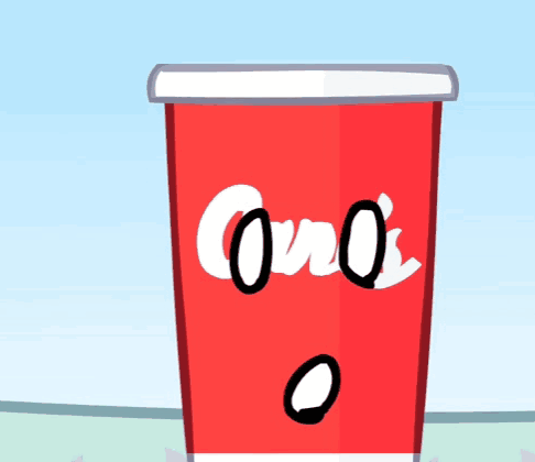Cane's Can with Straw Hat and Watering Can