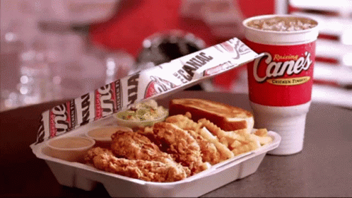 Cane's Fried Chicken Sandwich and Fries