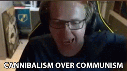 Cannibalism Over Communism Celebrate GIF