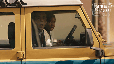 Cant Hear You Death In Paradise Neville Naomi GIF