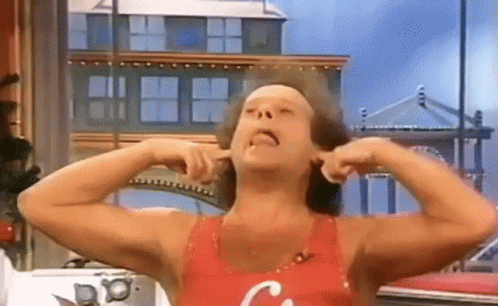 Cant Hear You Richard Simmons GIF