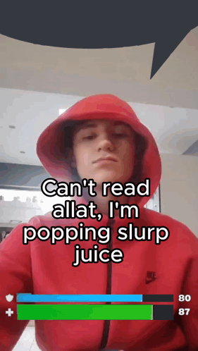 Cant Read Allat Im Popping Slurp Juice GIF