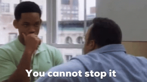 Will Smith Cant Stop Wont Stop GIF