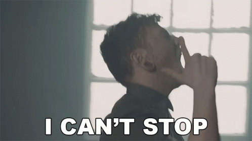 Man Yelling Cant Stop Wont Stop GIF