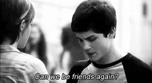 Cant We All Just Get Along Logan Lerman GIF