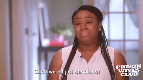 Cant We All Just Get Along Woman Crying GIF