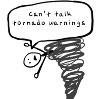 Canttalktornadowatch Tornadocoming Sticker GIF