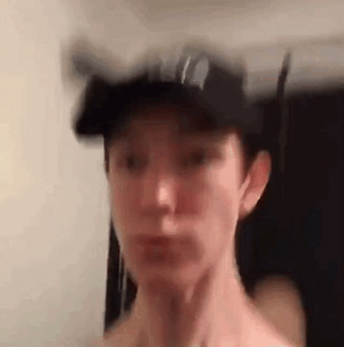 Cap Guy Salute Meme GIF