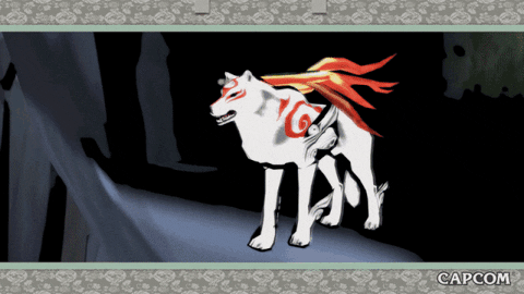 Capcom Video Game Okami Amaterasu Fear Heights GIF