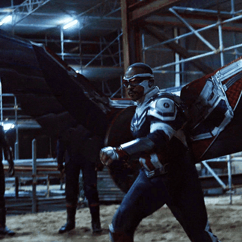 Captain America Falcon With Wings GIF