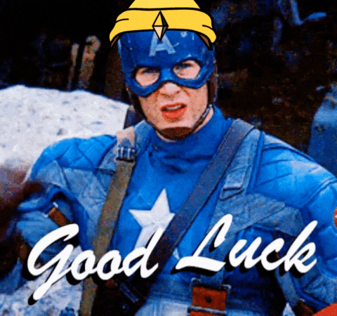 Captain America Good Luck Meme GIF