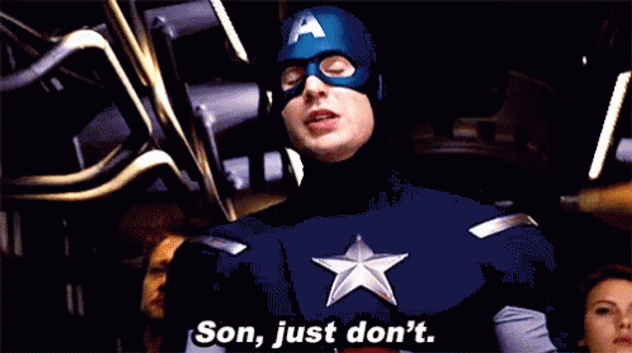 Captain America Son Just Don't GIF