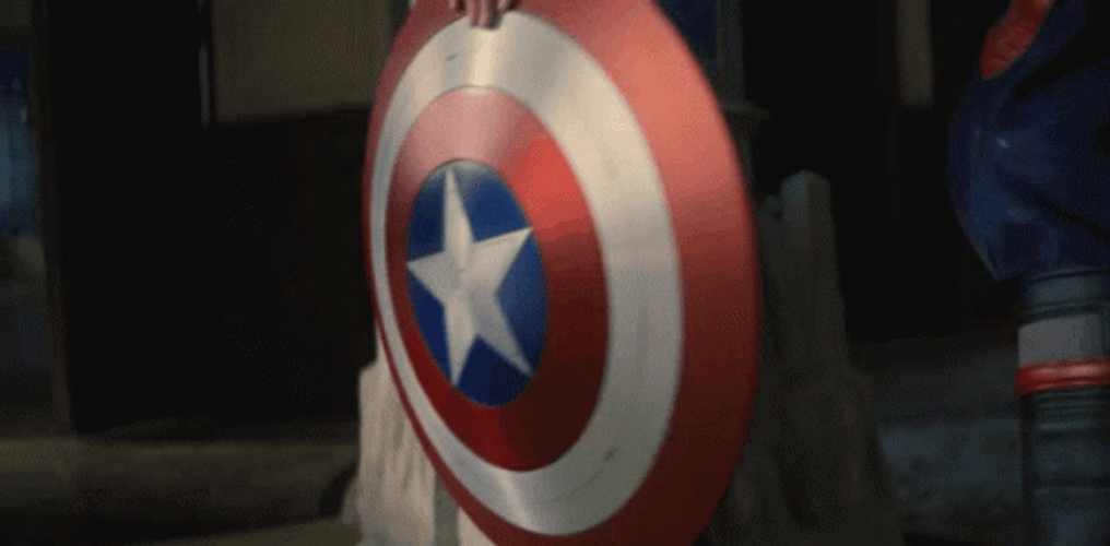 Captain America Threatened Attacked GIF