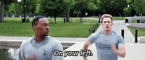 Captain America With Falcon GIF