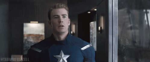 Captain America You Serious Clark GIF