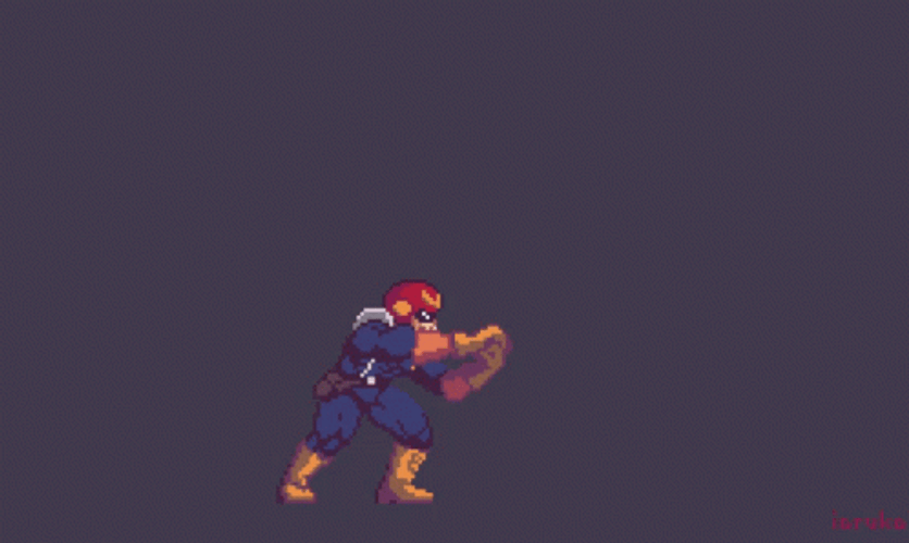 double falcon punch gif