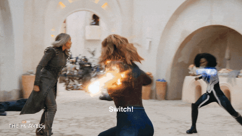 Captain Marvel Astral Confrontation GIF
