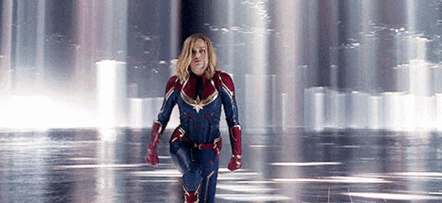 Captain Marvel Brie Larson Gif GIF