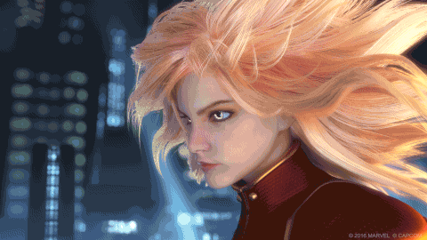 Captain Marvel Carol Danvers Absorbing Energy GIF