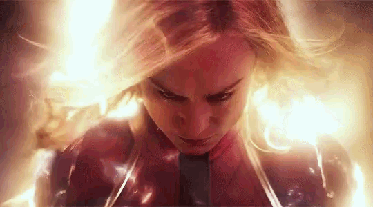 Captain Marvel Marvel Comics Gif GIF