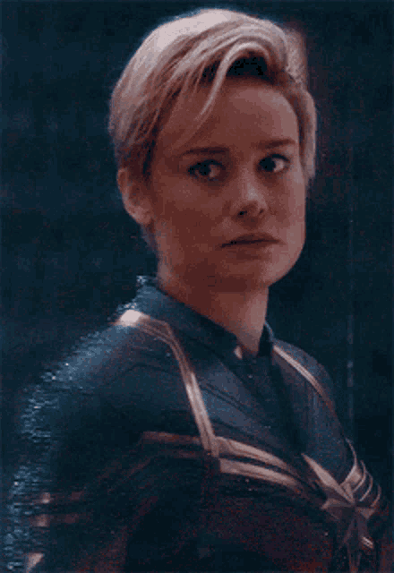 Captain Marvel Superhero Gif GIF