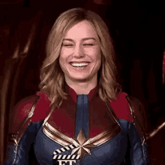 Captain Marvel Superhero Gif GIF