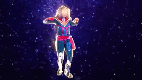 Captain Marvel Supersonic Flight GIF