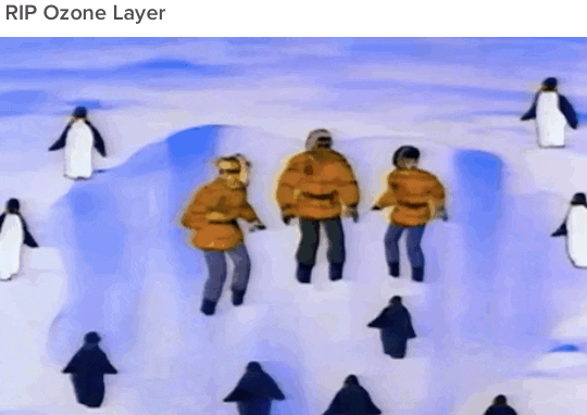 Captain Planet Penguins GIF