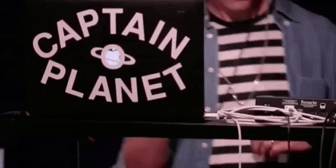 Captain Planet Stickers GIF