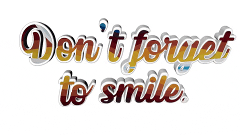 Caption Smile Digital Art Text GIF