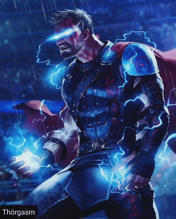 Captivating Thor Art Animation GIF