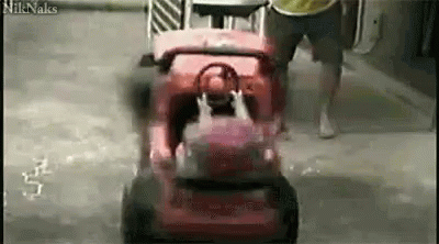 Car Crash Kid Spinning GIF