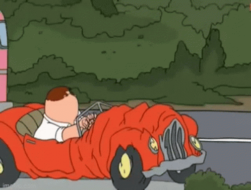 Car Crash Peter Griffin Meme Ow My Pride GIF