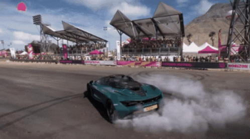Car Drifting on Race Track