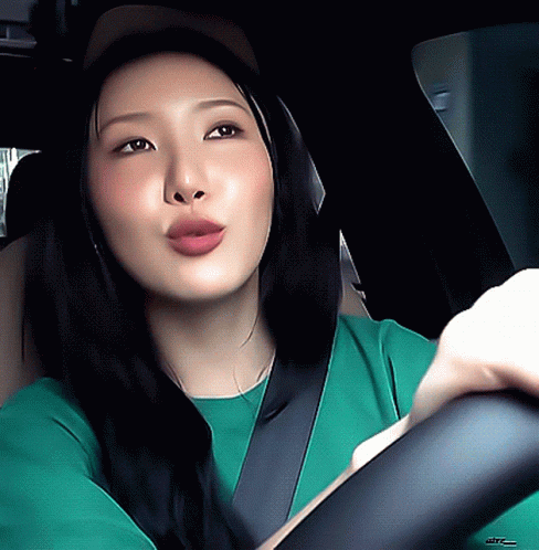 Car Driving Korean Female GIF