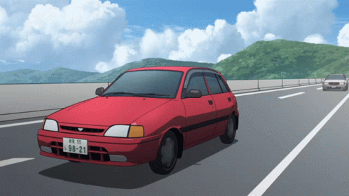 Car Driving Toyota Starlet GIF
