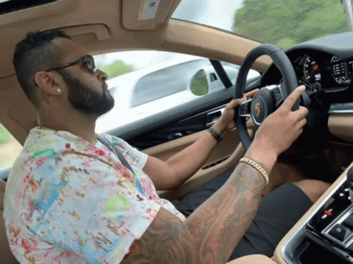 Erkenci Kus Car Driving GIF