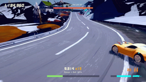 Car Driving Down Road