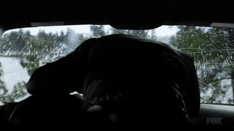 Car Driving Off Cliff Prison Break GIF