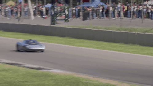 Car Driving on Race Track