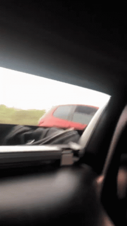 Car Driving Overtaking On The Motorway GIF
