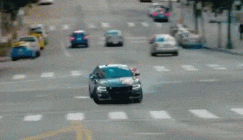 Car Driving Past Fire Hydrant