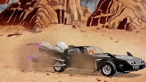 Car Driving Peeling Out GIF
