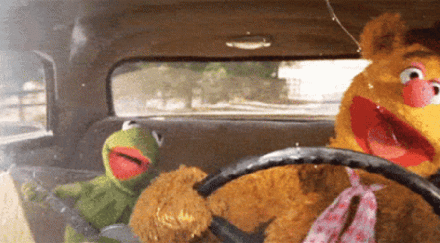 Car Driving The Muppets GIF