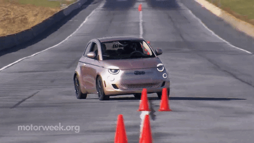 Car Driving With Motorweek Logo GIF