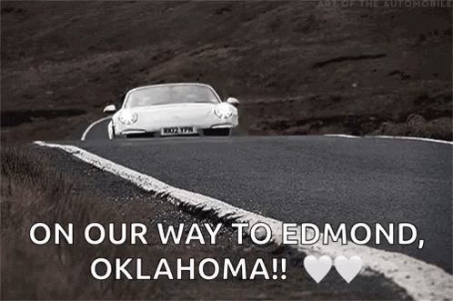 Car Driving with On Our Way to Edmond Oklahoma
