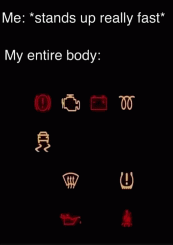 Car Engine Warning Signs Flickering GIF