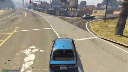 Car Explosion Of Grand Theft Auto GIF